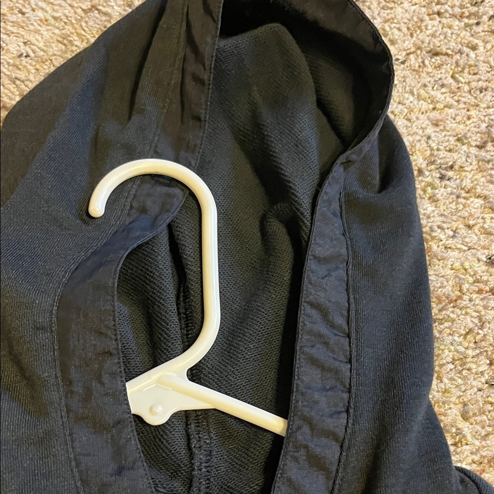 Adidas Black Snap-Up Hoodie - Picture 7 of 7